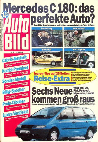 Deckblatt Auto Bild (19/1993)